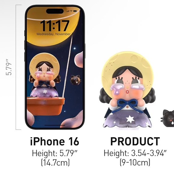 Pop Mart- Crybaby Crying to the Moon- confirmed: “the night sky” (NIB) - Picture 2 of 7